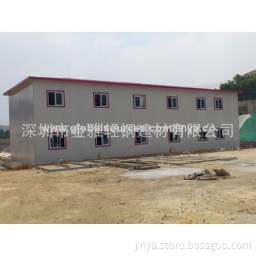 Color Steel Sandwich Panel Prefab House, Easy to Assemble and Disassemble
